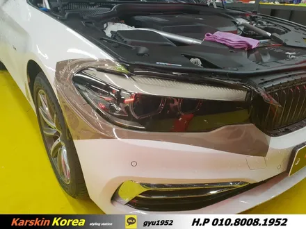 bmw 520i 스모그 필름, 그릴, 사이드미러 랩핑, PPF 시공 / 경기 군포