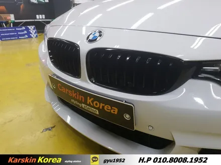 bmw 428i 그릴-사이드미러 카본 부분랩핑 / 경기 군포