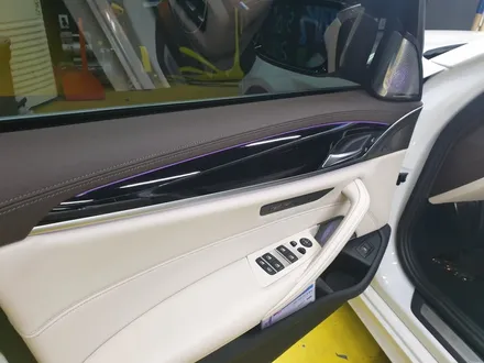 bmw 530i 실내랩핑 (에이버리 슈프림 블랙 브러쉬) / 군포 부곡동