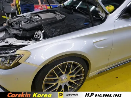 안양에도 PPF 시공 전문점이 있어요!카스킨 코리아 벤츠 C6 AMG 전체 ppf 시공 / 군포 부곡동