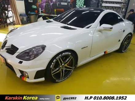 벤츠 slk AMG로고 랩핑,부분랩핑 데칼 포인트 (안산,수원,광명,산본,평촌) / 경기 군포