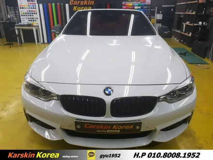bmw 428i 그릴-사이드미러 카본 부분랩핑 / 경기 군포