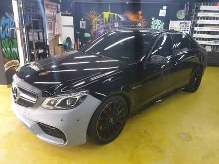 핫 랩핑지 (사틴 다크 바솔트) E63 AMG 랩핑 / 군포 부곡동