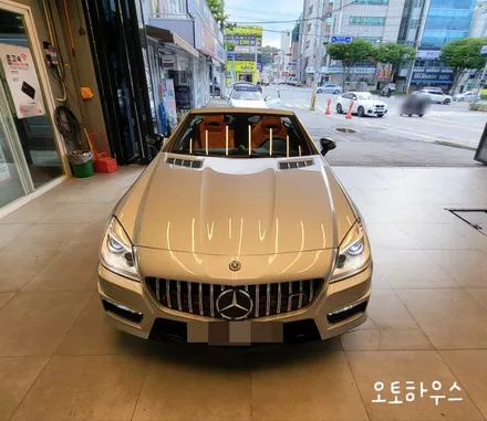 광주시트 광주수입차시트 벤츠SLK 시트교체했어요