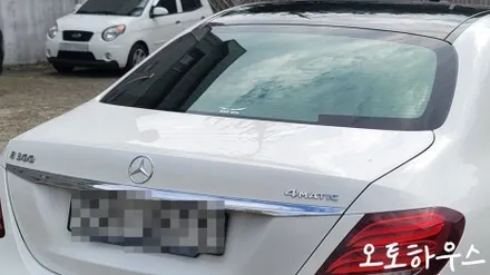 벤츠 W213 E300 아이나비 칼트윈 GR 썬팅 재시공