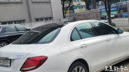 벤츠 W213 E300 아이나비 칼트윈 GR 썬팅 재시공