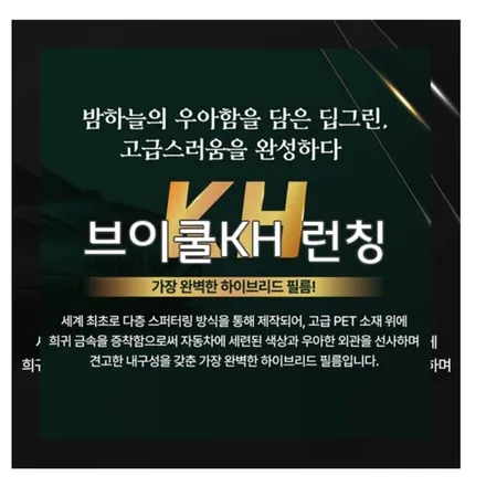 테슬라 모델3 열차단썬팅 브이쿨 KH 썬팅/PPF 보호필름