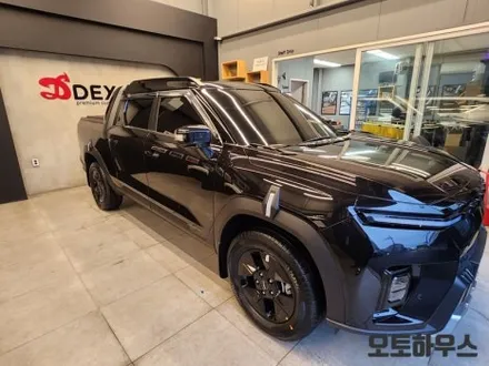 무쏘EV  신차패키지 썬팅 시공 전문점, 블랙박스, PPF, 매트