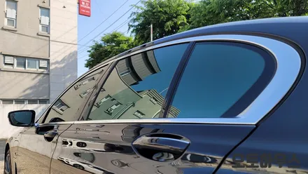 광주루마썬팅 BMW745E 루마 신제품 VERTEX MK 매버릭 반사필름 썬팅 시공/측후면,전면,썬루프/PPF 5종 세트