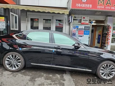 제네시스DH 세인트아모 스퍼터 열차단 썬팅 시공/광주썬팅시공전문점