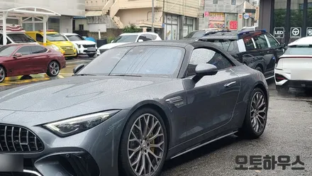 벤츠 SL63 오픈카 비 오는 날에도 시인성 좋은 3M 크리스탈라인