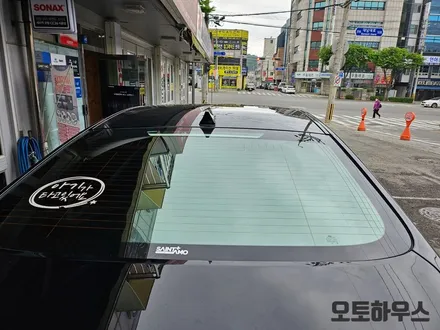 제네시스DH 세인트아모 스퍼터 열차단 썬팅 시공/광주썬팅시공전문점