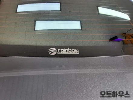 K8 레인보우 V70 썬팅, S-1000 블랙박스