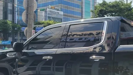 GMC 시에라 고급 열차단 썬팅 루마 버텍스 700 재작업