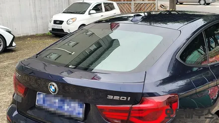 월산동썬팅 BMW 320I 글라스틴트 선셋 썬팅 시공 측후면,전면/열차단썬팅