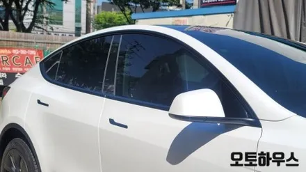 테슬라 모델Y 고급 썬팅 루마 버텍스 시공 전문점/광주 열차단썬팅
