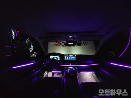 더뉴그랜저 엠비언트 무드등 순정 연동작업