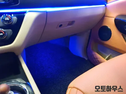 올뉴카니발 엠비언트 무드등+대시보드, 풋등 시공하기