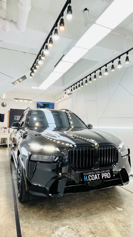 별내 광택 유리막 코팅 전문점 에이치코트프로 BMW X7 블랙 │ HS-P3 유리막코팅 시공기 / 남양주 구리 하남