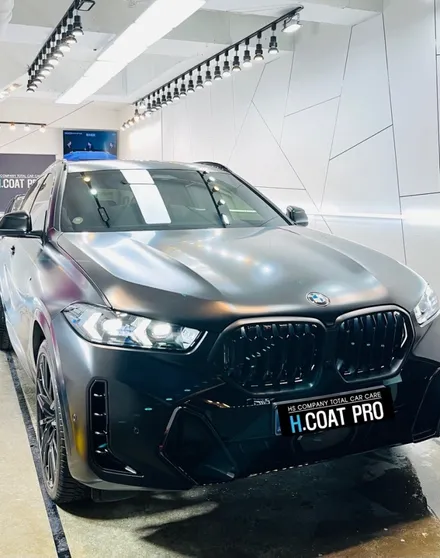 별내 광택 유리막코팅 전문 에이치코트프로 BMW X6 무광 생활보호 PPF + 유리막코팅 HS-P4 시공기 / 남양주 구리 하남