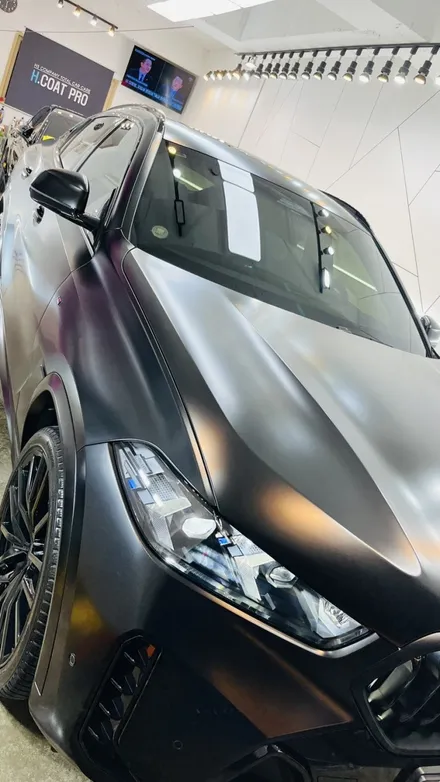 별내 광택 유리막코팅 전문 에이치코트프로 BMW X6 무광 생활보호 PPF + 유리막코팅 HS-P4 시공기 / 남양주 구리 하남