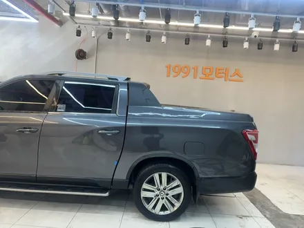 렉스턴 스포츠 칸 후진 사고 수리 후기 뒷휀다 판금도색 · 테일램프 교환 · 범퍼 교환 작업 진행 / 성남 중원