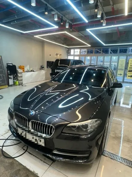 🔥 분당·판교 수입차 사고수리｜BMW 520d 큰 사고, 앞범퍼·본네트 교환도색 자차보험 처리 방법 / 성남 중원