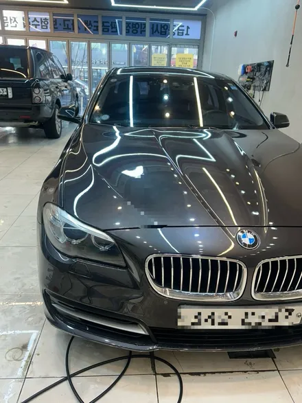 🔥 분당·판교 수입차 사고수리｜BMW 520d 큰 사고, 앞범퍼·본네트 교환도색 자차보험 처리 방법 / 성남 중원