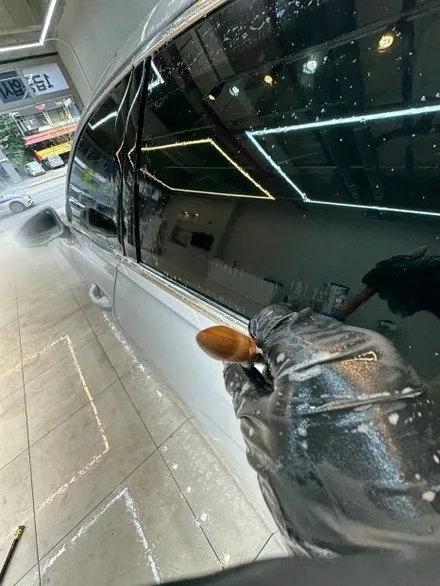 위례 아우디 A6 도장면 페인트 제거 어떻게 해야 될까요?? / 성남 중원