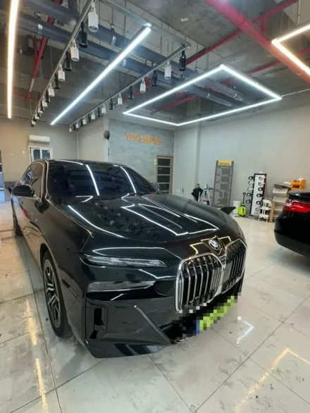 성남 분당 판교 BMW 740i 범퍼 긁힘 외제차 판금도색 외형복원으로 완벽 복원 / 성남 중원