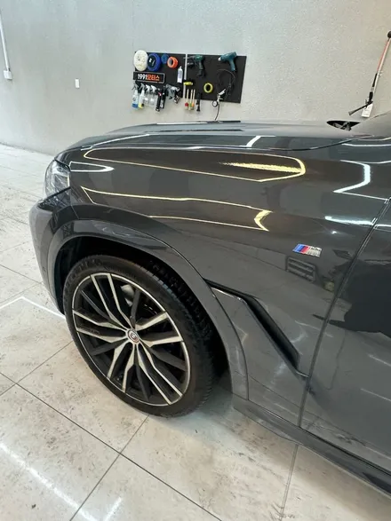 도곡 대치 선릉 BMW X6 범퍼 뒷문 앞문 찌그러짐 사고 판금도색수리로 완벽외형복원 / 성남 중원