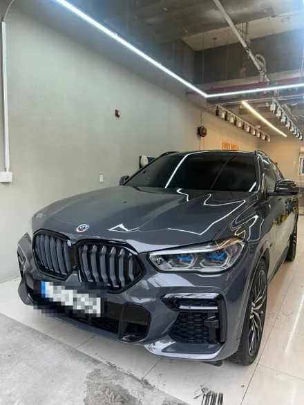 도곡 대치 선릉 BMW X6 범퍼 뒷문 앞문 찌그러짐 사고 판금도색수리로 완벽외형복원 / 성남 중원