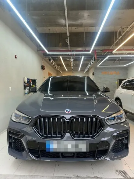 도곡 대치 선릉 BMW X6 범퍼 뒷문 앞문 찌그러짐 사고 판금도색수리로 완벽외형복원 / 성남 중원