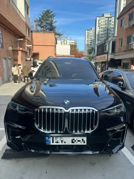 분당 BMW X7 범퍼 긁힘 판금 도색 복원수리하는 곳 / 성남 중원