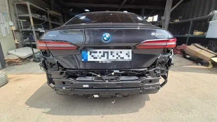 판교 BMW 520e 뒷범퍼 긁힘, 교환 없이 복원도색으로 해결 / 성남 중원
