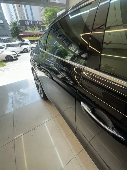 문정 방이 석촌 국산차 외제차 뒷문 긁힘 수리?? 제네시스 G80 뒷문 판금도색 외부복원 자동차수리 / 성남 중원