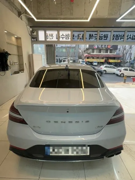 성남 야탑 제네시스G70 문 긁힘 수리 어떻게 할까요? / 성남 중원