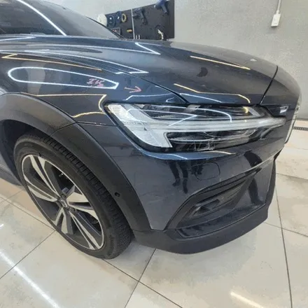 판교 분당 수내 볼보 v60 cc 앞 범퍼 앞 펜더 헤드라이트 외형복원 보험수리 전문 업체 / 성남 중원