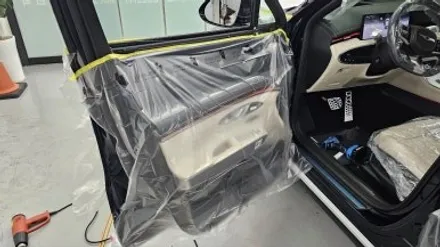 하남 감일동 자동차썬팅 신차패키지 제네시스 GV70 바닐라 베이지 투톤카프리 블루 후퍼옵틱 프나세 / 경기 하남
