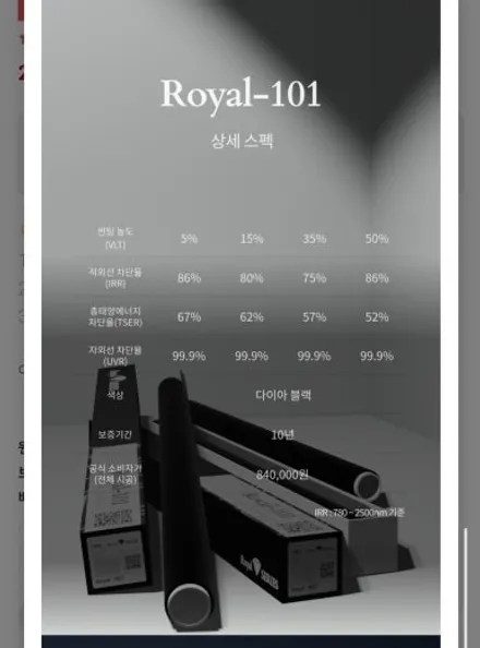 남양주 2014 SM5  로얄시리즈-101 썬팅 후기 / 경기 하남