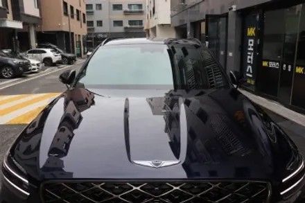 하남 감일동 자동차썬팅 신차패키지 제네시스 GV70 바닐라 베이지 투톤카프리 블루 후퍼옵틱 프나세 / 경기 하남