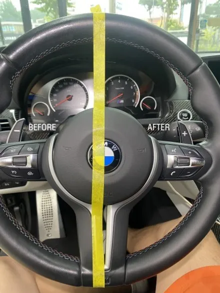 하남 미사 광택 유리막코팅 : BMW M6 컨버터블(소프트탑) 희귀 차종 차주분의 선택은? 한강게러지! / 하남, 강동, 송파