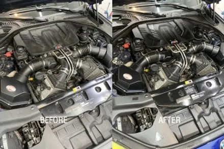 하남 미사 광택 유리막코팅 : BMW M6 컨버터블(소프트탑) 희귀 차종 차주분의 선택은? 한강게러지! / 하남, 강동, 송파