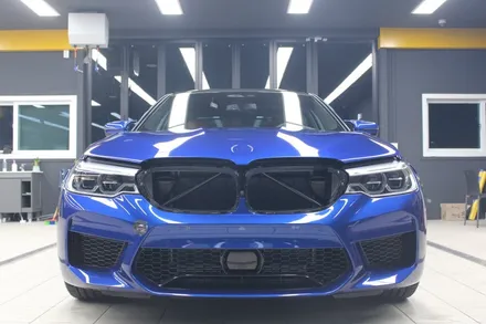 돌빵,스크래치,문콕 예방엔 역시 ppf필름만한게 없지!! BMW M5 자동차 보호필름 PPF 스톤칩패키지 시공 / 청주 미평동