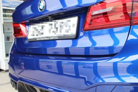 돌빵,스크래치,문콕 예방엔 역시 ppf필름만한게 없지!! BMW M5 자동차 보호필름 PPF 스톤칩패키지 시공 / 청주 미평동