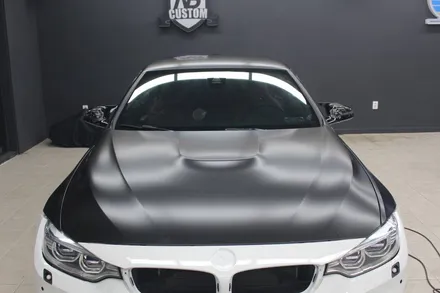 청주 랩핑전문점 BMW M4 사틴블랙으로 베트맨차로 변신하기 / 청주 미평동