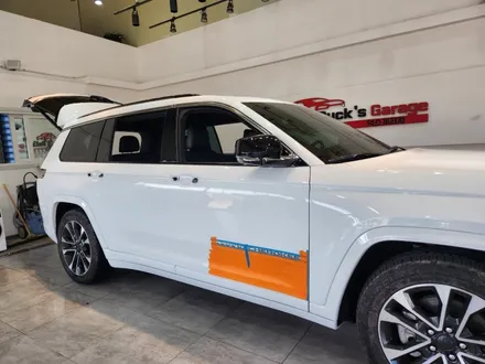 [원주랩핑/덕스게러지] Jeep 그랜드체로키 3M2080 매트 슬레이트 블루 전체랩핑 / 원주 행구로