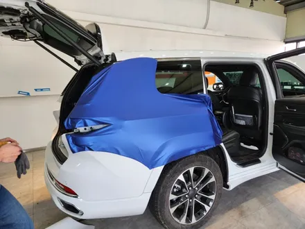 [원주랩핑/덕스게러지] Jeep 그랜드체로키 3M2080 매트 슬레이트 블루 전체랩핑 / 원주 행구로