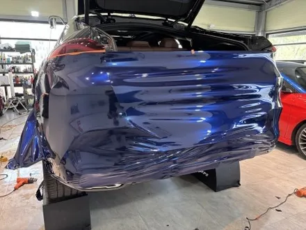 [원주랩핑/덕스게러지] BMW X6 비닐프로그 탄자나이트블루 전체랩핑 / 원주시 행구동