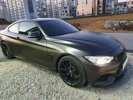 BMW 428I 쿠페 사틴다크바솔트 전체랩핑 원주랩핑 제천 여주 충주 / 원주 행구로
